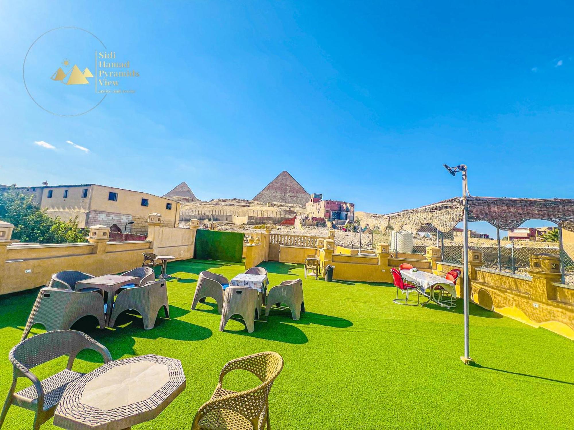 Sidi Hamad Pyramids View Hotel Kafrat al Jabal Luaran gambar
