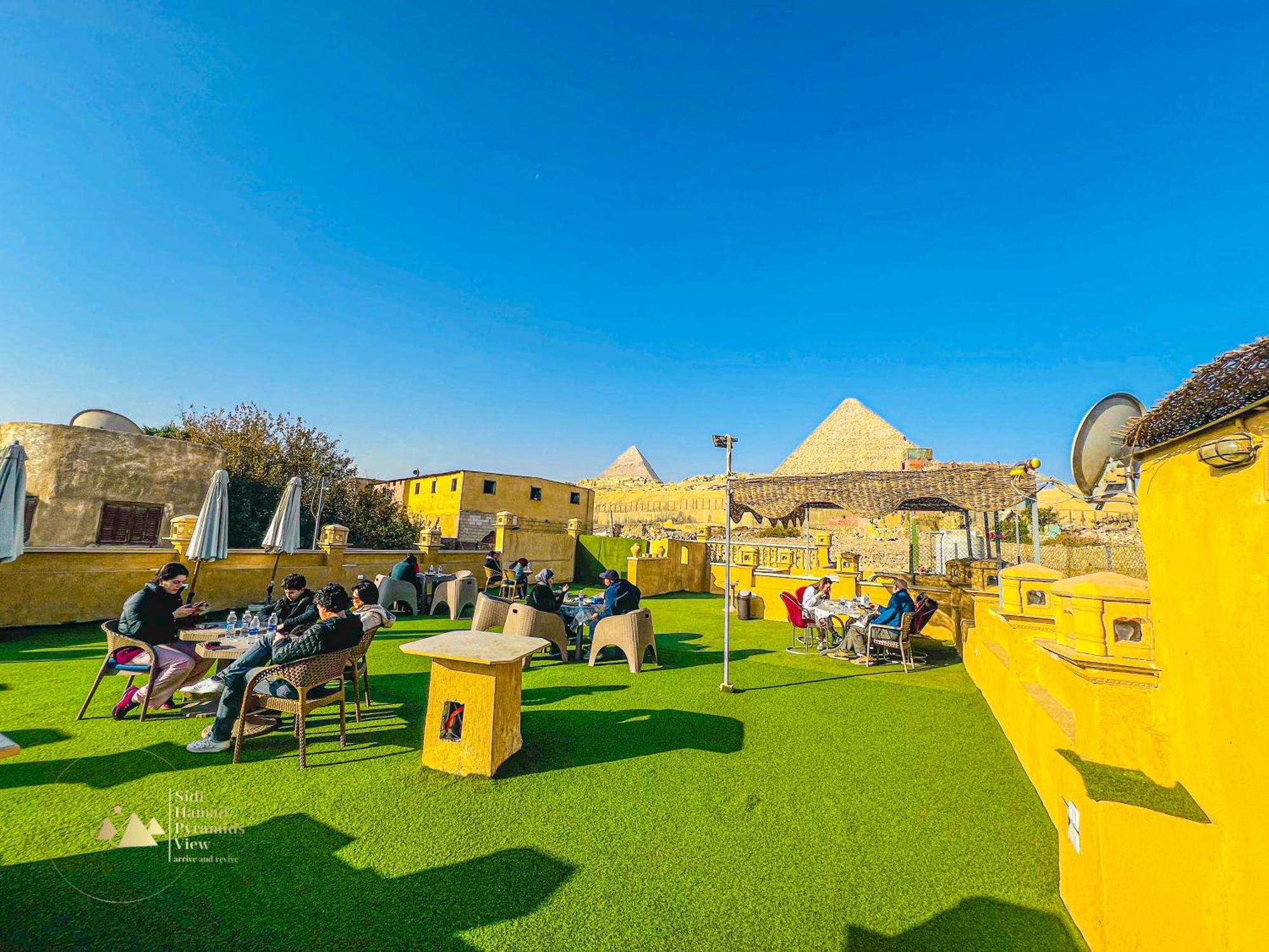 Sidi Hamad Pyramids View Hotel Kafrat al Jabal Luaran gambar