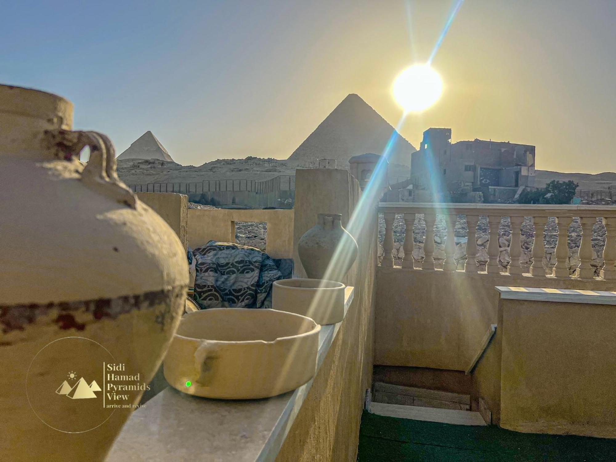 Sidi Hamad Pyramids View Hotel Kafrat al Jabal Luaran gambar